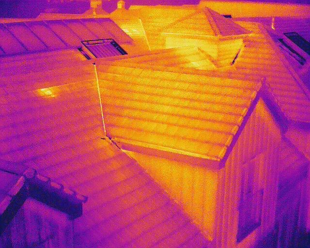 Thermal Imaging Roof Survey Image Gillingham